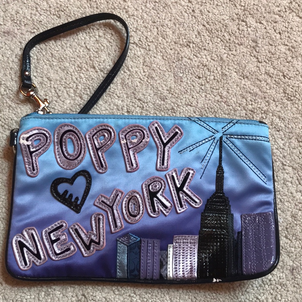 Poppy coach wristlet